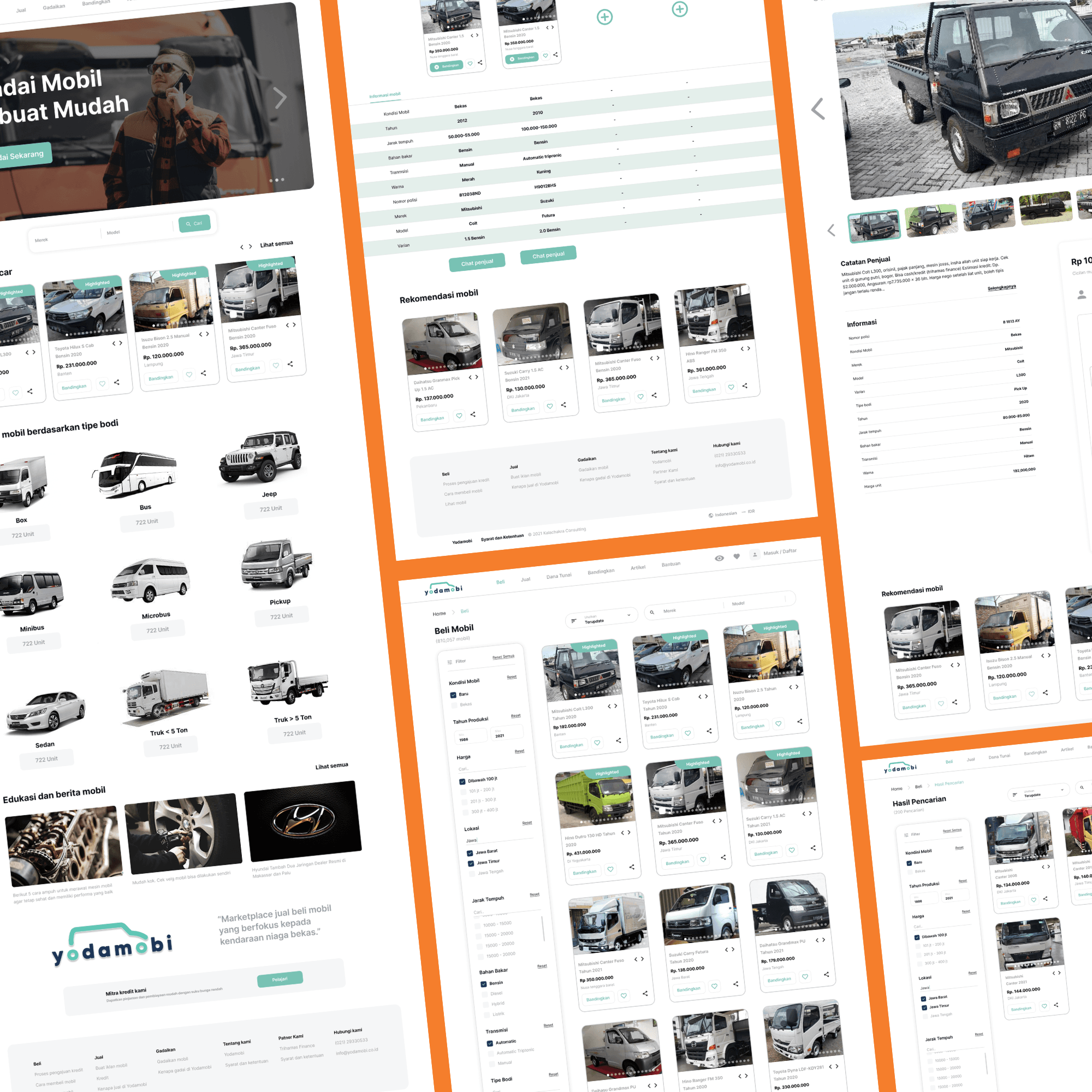seje digital E-commerce Mobil Bekas & Kalkulator Kredit