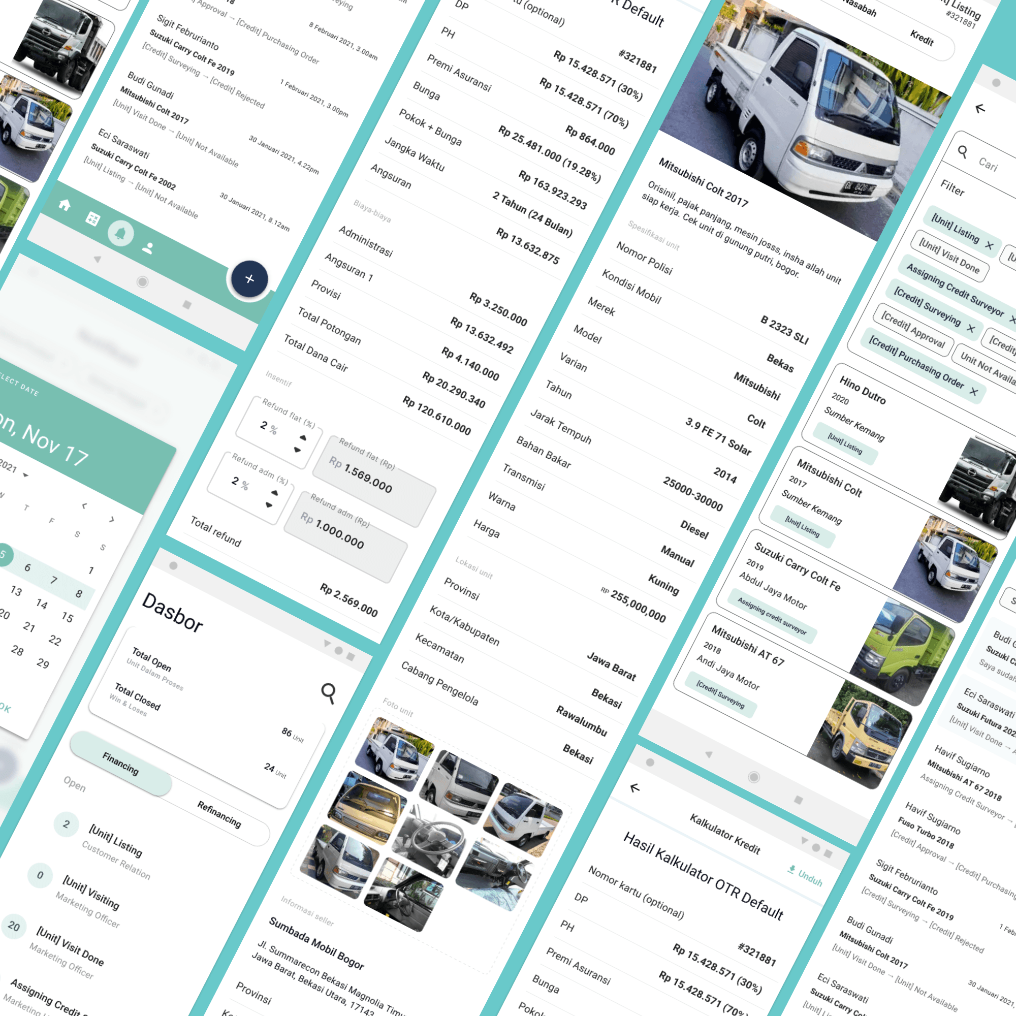 seje digital Manajemen Unit & Kredit Mobil Bekas
