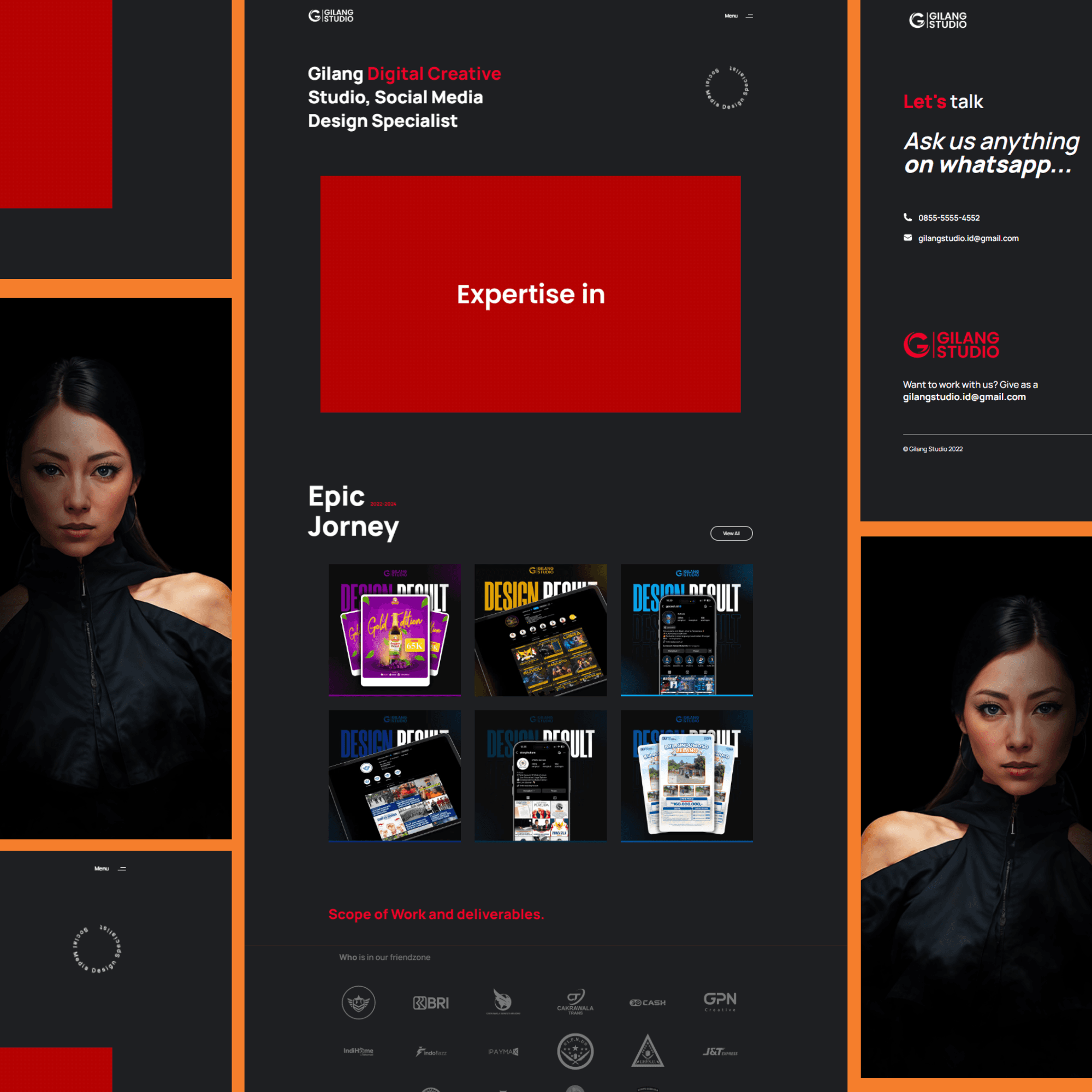 seje digital Website Profil Agensi Kreatif