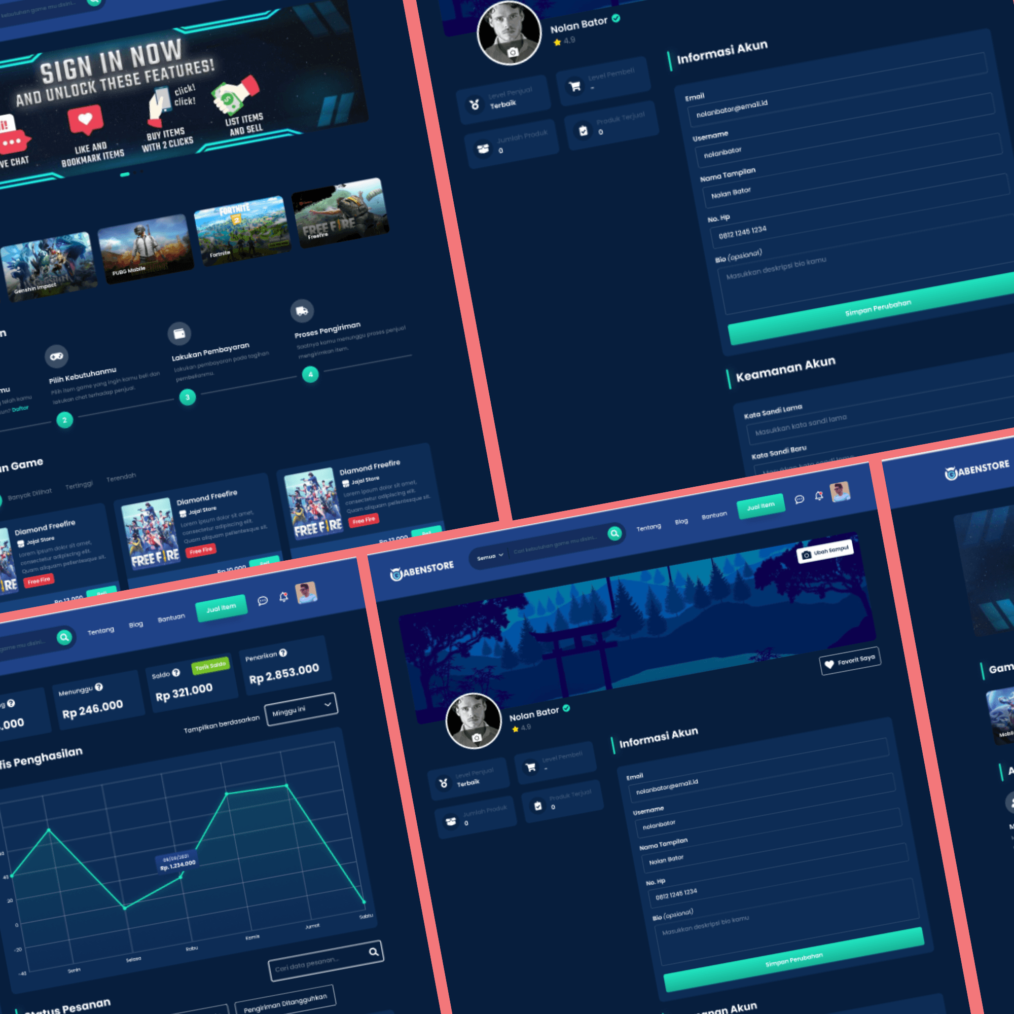 seje digital E-commerce Akun & Item Game